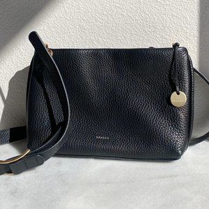 Skagen Leather Crossbody - black